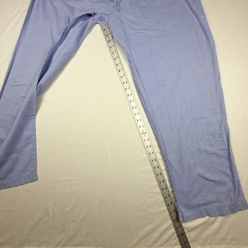 Polo Ralph Lauren Sleepwear Men's Pajama Pants Size XL Light Blue Pockets Pony